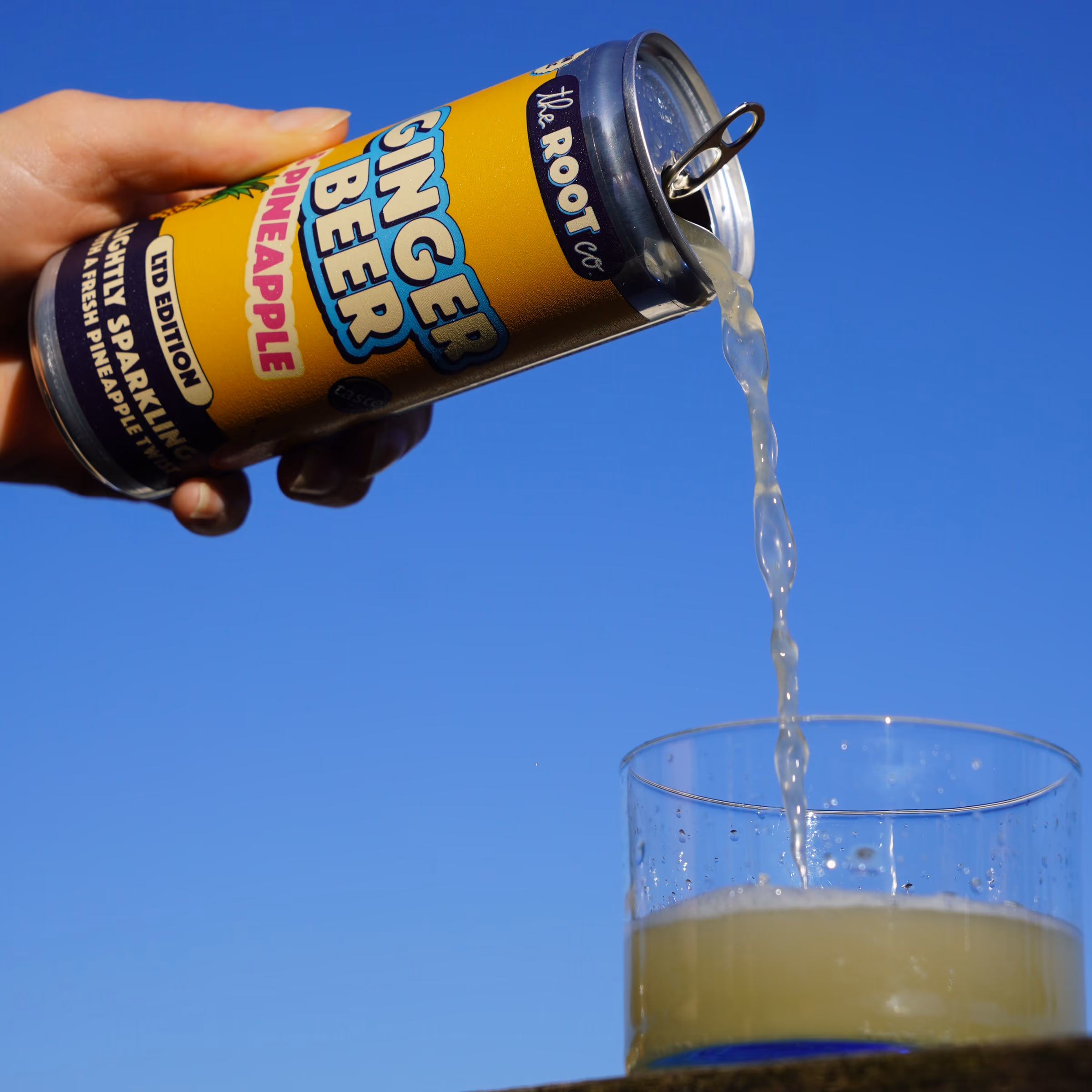 The Root Co. ginger beer detail